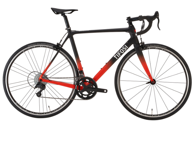 Tifosi Scalare Caliper Centaur Bike in Black and Red-3